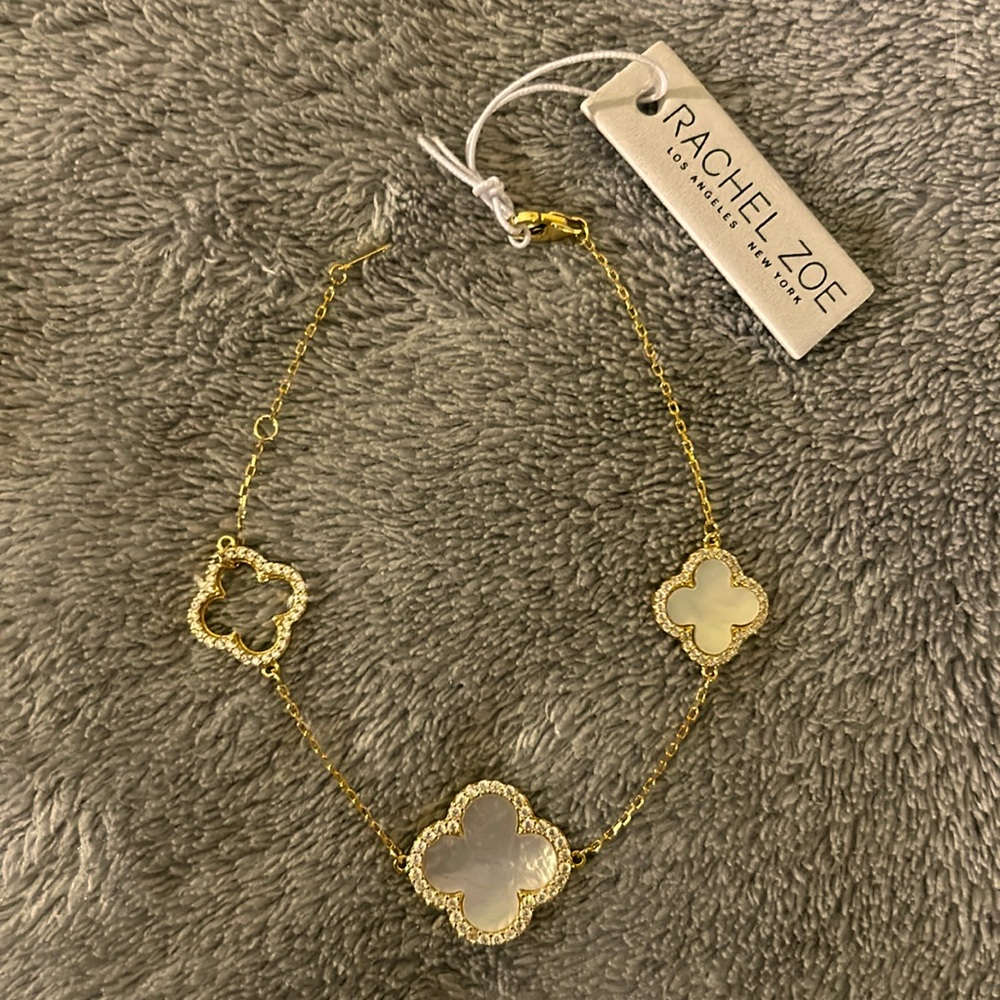 Rachel Zoe Clover Bracelet NWT